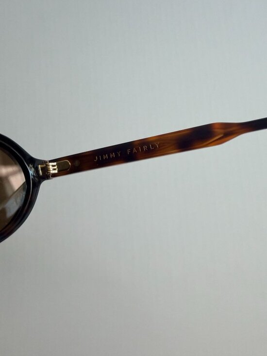 Jimmy Fairly The Elvie Sunglasses P462-H653es in Dark Tortoise main image 4